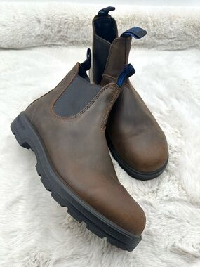 Blundstone Men's Chelsea Boots All Terrain Thermal Antique Brown Mens Size 9.5